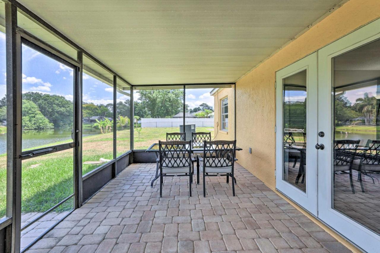 Lanai And Pond At Tranquil Bradenton Retreat! Villa Ngoại thất bức ảnh